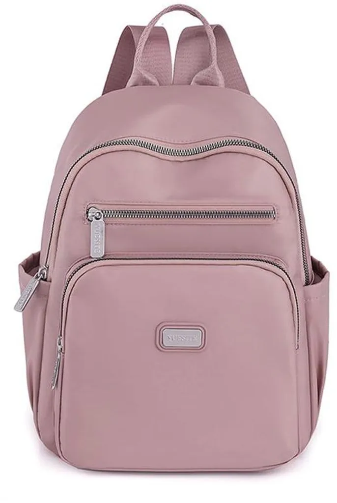 Sac à dos nylon violet antivol : fini les vols dans les transports publics