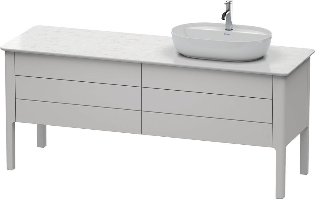 Duravit Luv Waschtischunterbau stehend, 1733 x 570 mm, 2 Schubkästen, 2 Auszüge, LU9568R3939