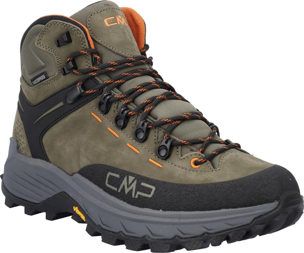 CMP Herren Tytanus mid Trekking Schuhe WP 3Q17657 olive-jaffa Wanderschuhe 45