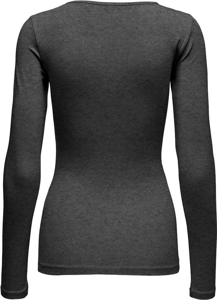 ONLY ONLLIVE LOVE L/S ONECK TOP NOOS JRS Dark Grey Melange XL