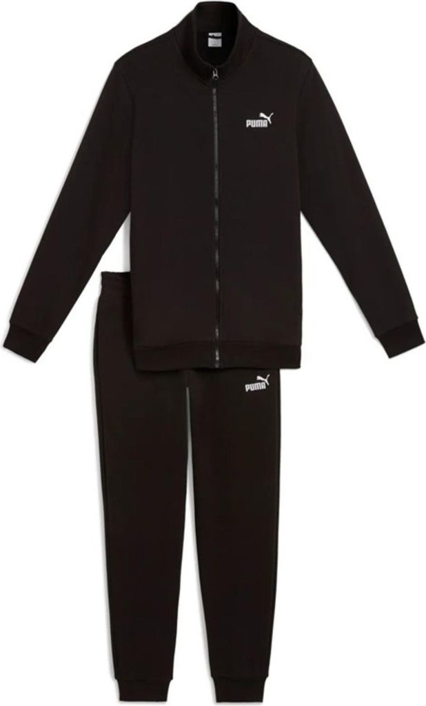 PUMA Jogginganzug Herren ESS Sweat Suit aus Baumwolle, Größe:L, Farbe:Schwarz