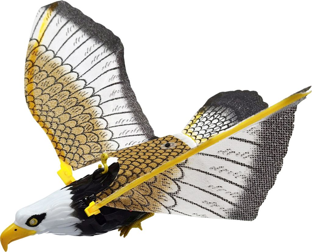 Elektrisches Katzenspielzeug mit fliegendem Adler, interaktives Simulationsvogelspielzeug, automatisch bewegliches, hängendes Katzenspielzeug mit ...