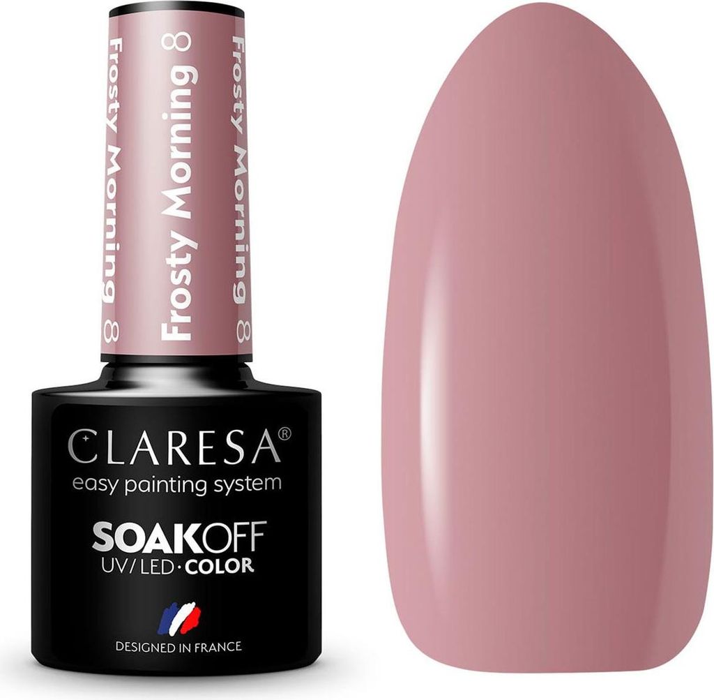 8 Frosty Morning UV-nagellak, 5 ml, Claresa Productafbeelding 