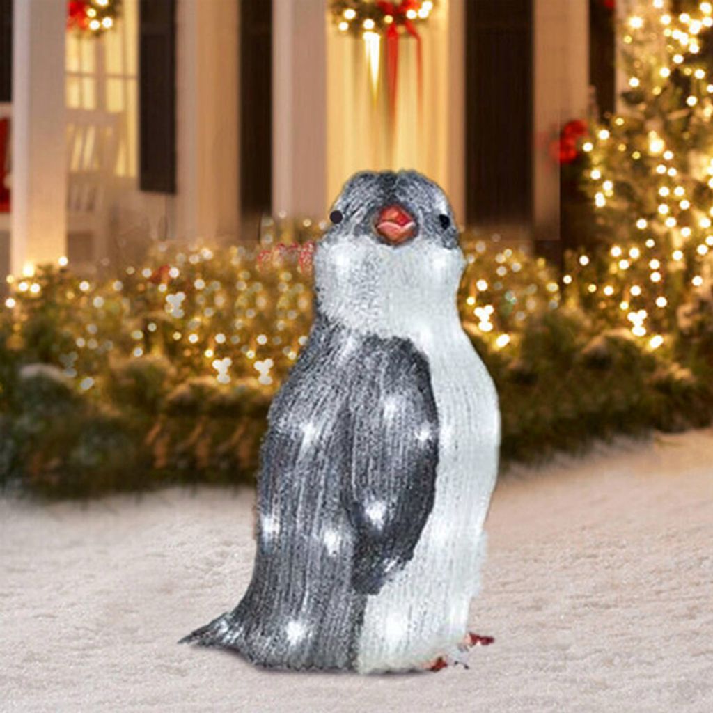YLSMN Pinguin Batterie Lichterkette führte Urlaub Dekoration Laternen niedlichen Tier Lichterkette Kinder Dekoration heizstrahler 