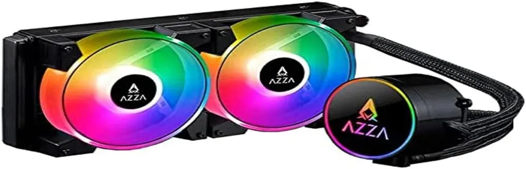 Refroidisseur d'eau AZZA Blizzard SP 240 ARGB pour PC Gamer Puissant