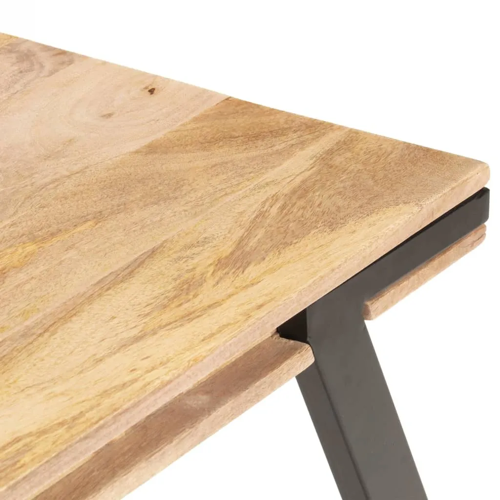 Table basse bois massif 114x65 cm idéale pour grand salon convivial - 3