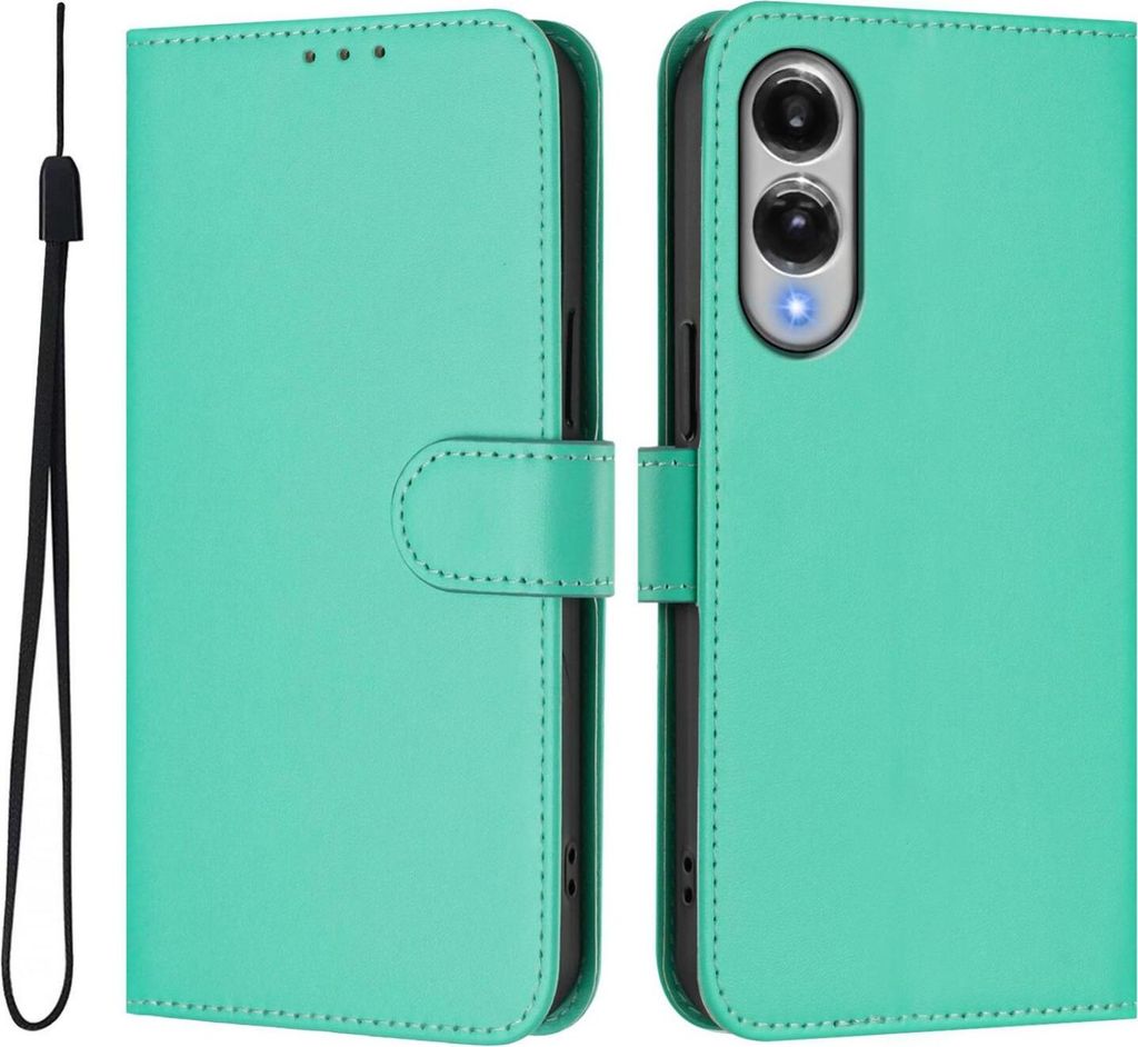 Mobigear Urban Wallet Samsung Galaxy S25 Edge Hülle Klapphülle Geldbörse - Grün