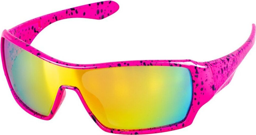 80er Disco Brille neon-pink - Fasching Karneval Produktbild 