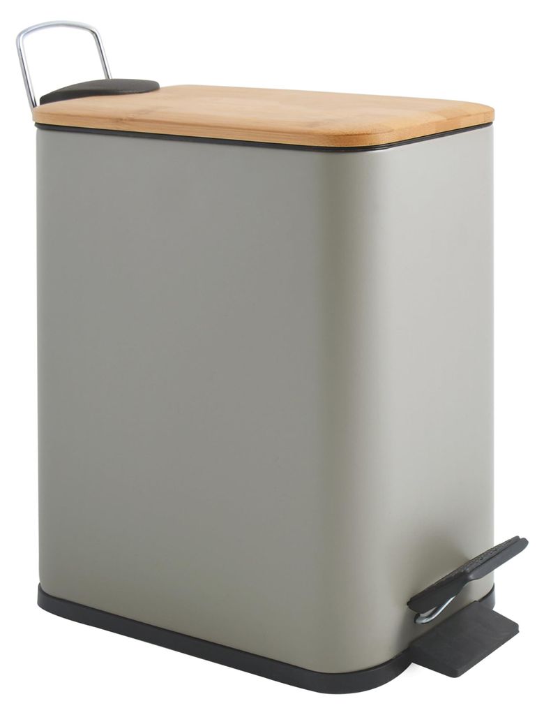 Spirella – 5-Liter-Treteimer, Modell Erik, rechteckig, mit Produktbild 