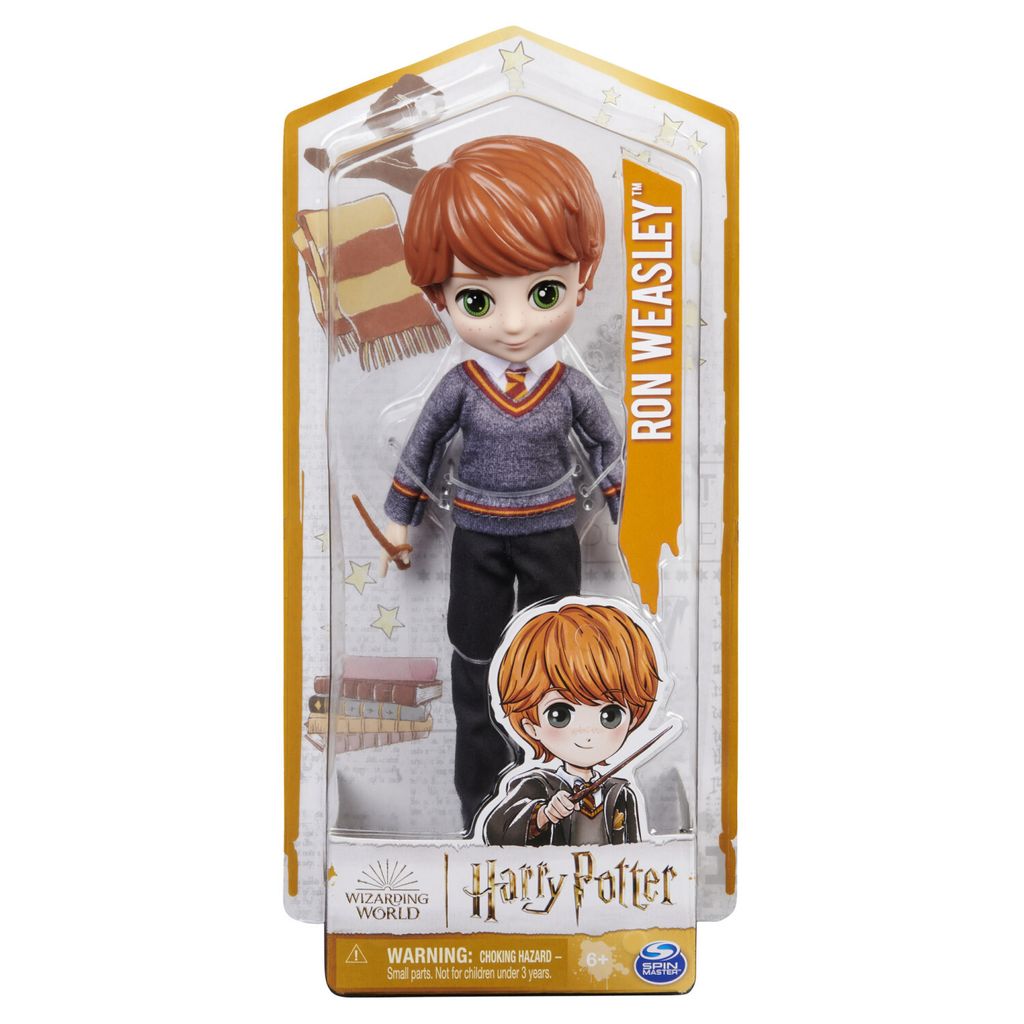 A Ron Weasley doll in its original packaging.