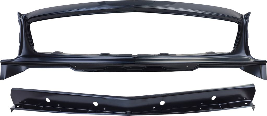 Frontblech mit Strebe für Kühlergrill 1136200025 / 1136260107 für Mercedes SL