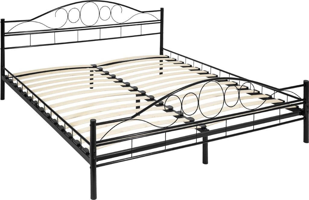Lit design romantique avec sommier - 200 x 180 cm, Image du produit 