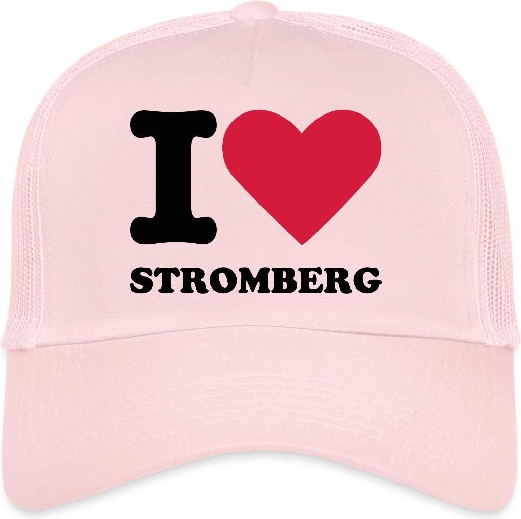 Spreadshirt Stromberg Fanartikel I Love Stromberg Trucker Cap, One size, Hellrosa