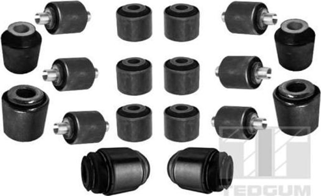 TEDGUM 00419088 Querlenker Reparatursatz passend für MERCEDES-BENZ 190 (W201) Hinten
