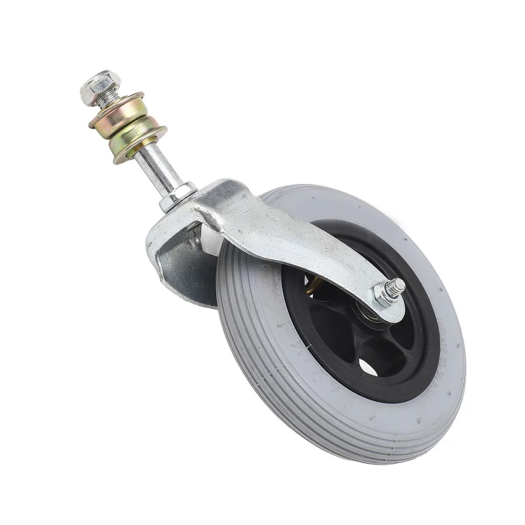 Roulette avant de fauteuil roulant universelle en gomme PU increvable