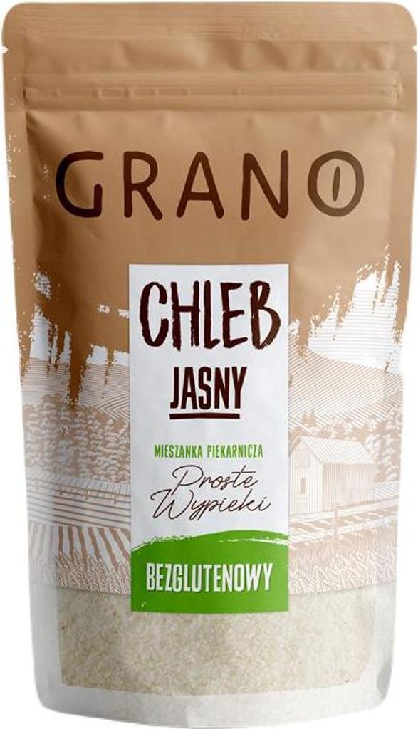 GLUTENFREIE BACKMISCHUNG FÜR HELLES BROT 500 g – GRANO