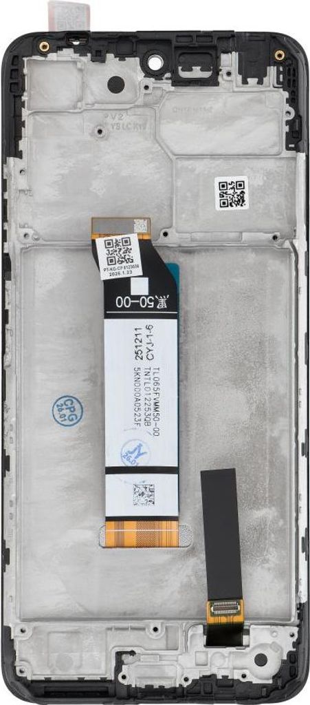 FixCell LCD Display passend für REDMI NOTE 10 5G OEM with frame