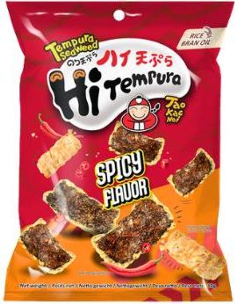 TAOKAENOI HiTempura Snack aux algues épicé 40 g Image du produit 