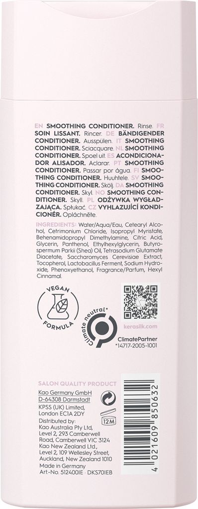 KERASILK Essentials Smoothing Conditioner 200 ml Produktbild 3