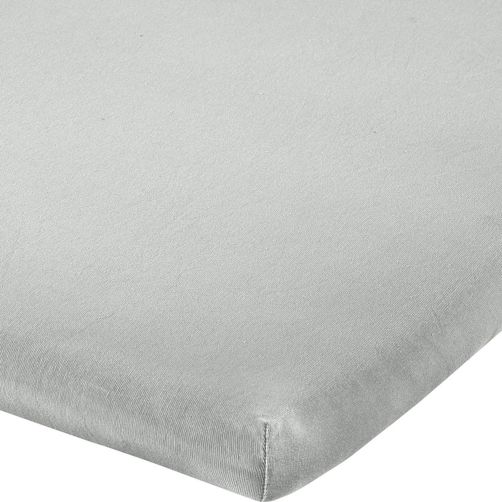 Erwin Müller Topper-Spannbettlaken Murnau" silber 90x190 cm - 100x200 cm"