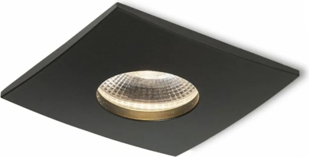 Spot LED Anti-Éblouissement IP65 Noir Mat - Finition Durable Encastré 10W