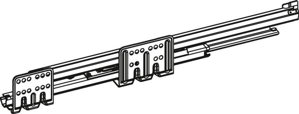 Unterflur-Vollauszug,9239288,500mm,Stahl