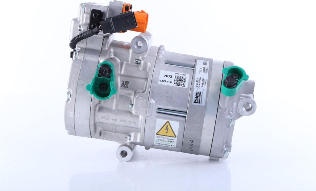 NISSENS 891023 HES27 Klimaanlage Klimakompressor POE-Öl R134a R1234yf für HYUNDAI IONIQ (AE) für KIA XCeed (CD)