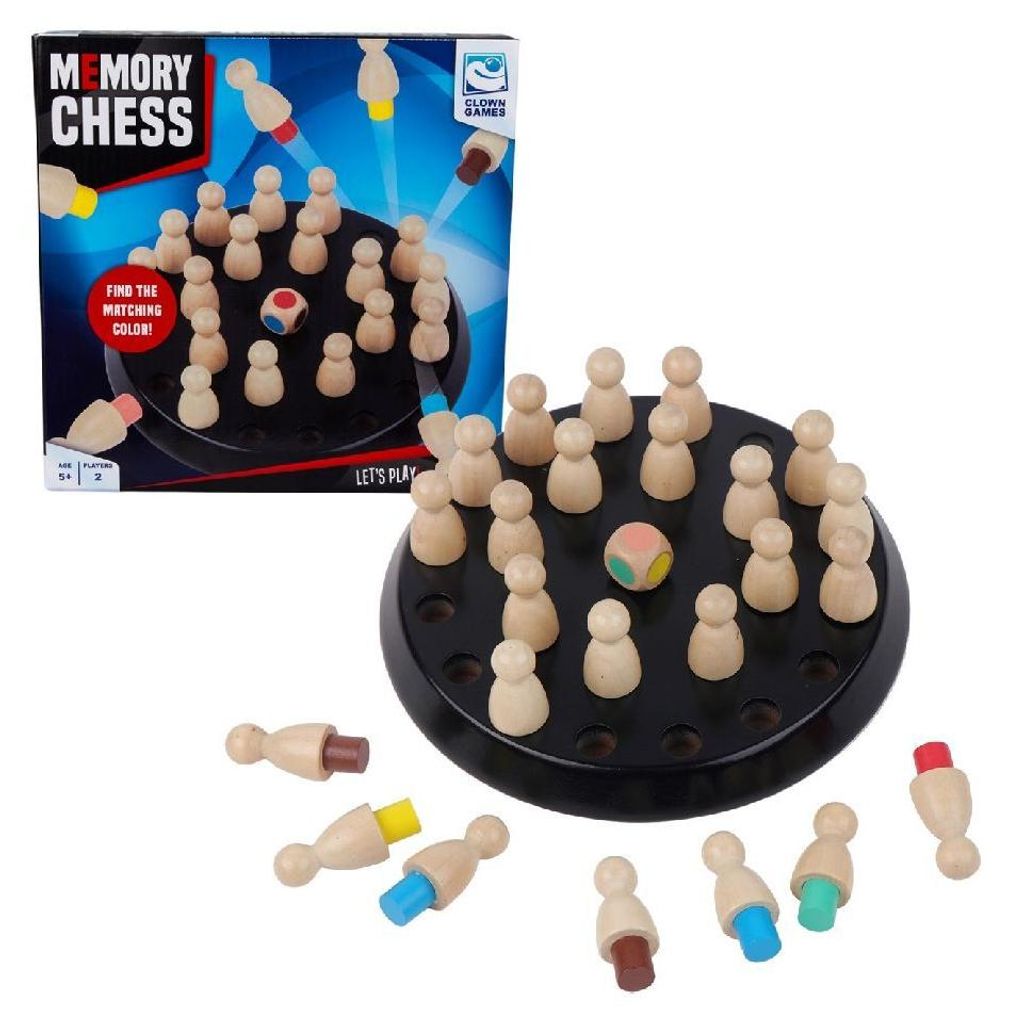 Clown Games Memory Chess – Holz