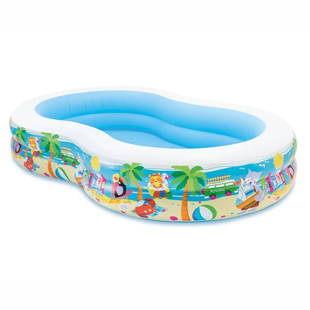 Piscine de Jardin Intex 56490NP 262cm Idéale pour Rafraîchir les Enfants