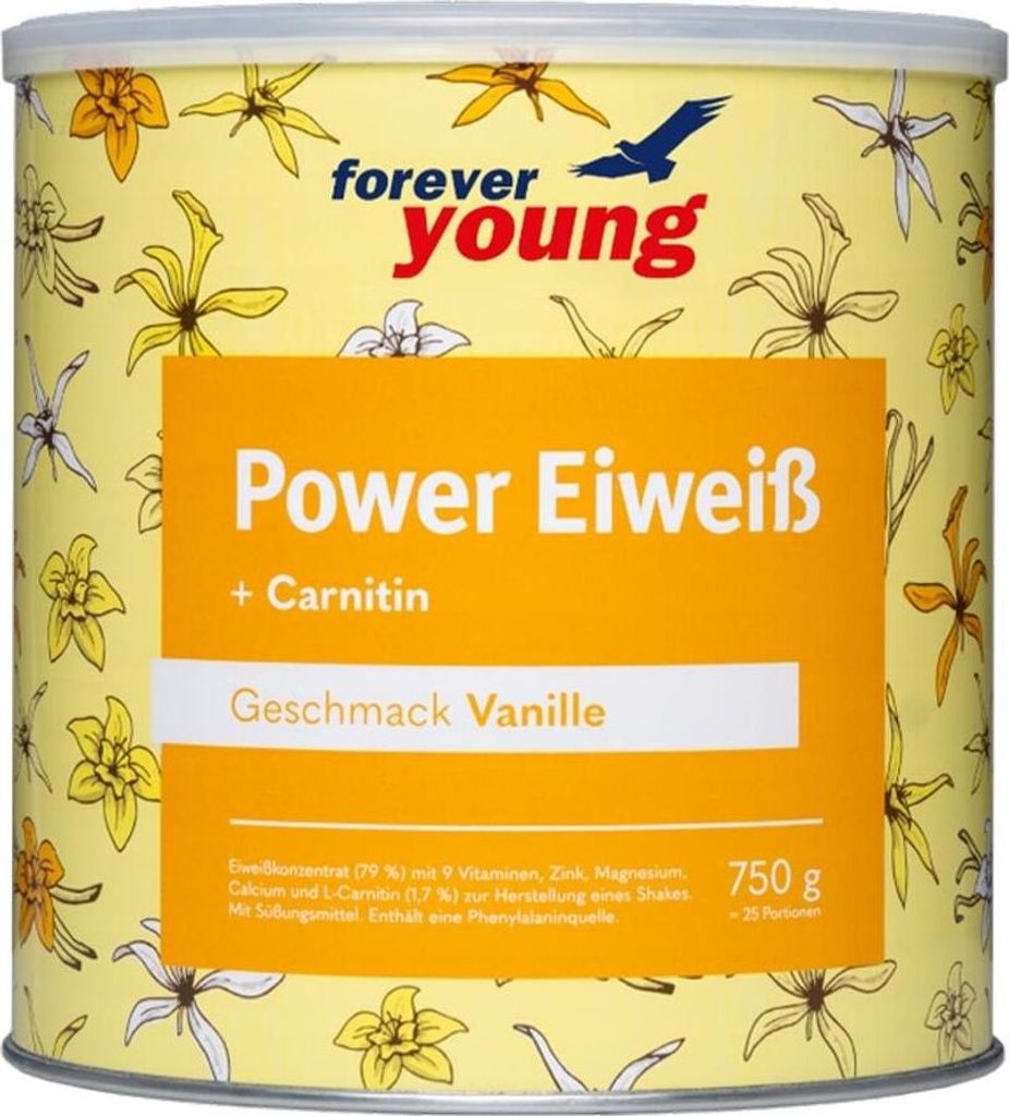 Forever Young Dr. Strunz Power Eiweiß Plus – 750 g Vanille Produktbild 
