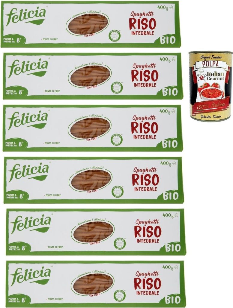 Felicia Spaghetti di Riso Integrale, Pasta mit 100 % Produktbild 