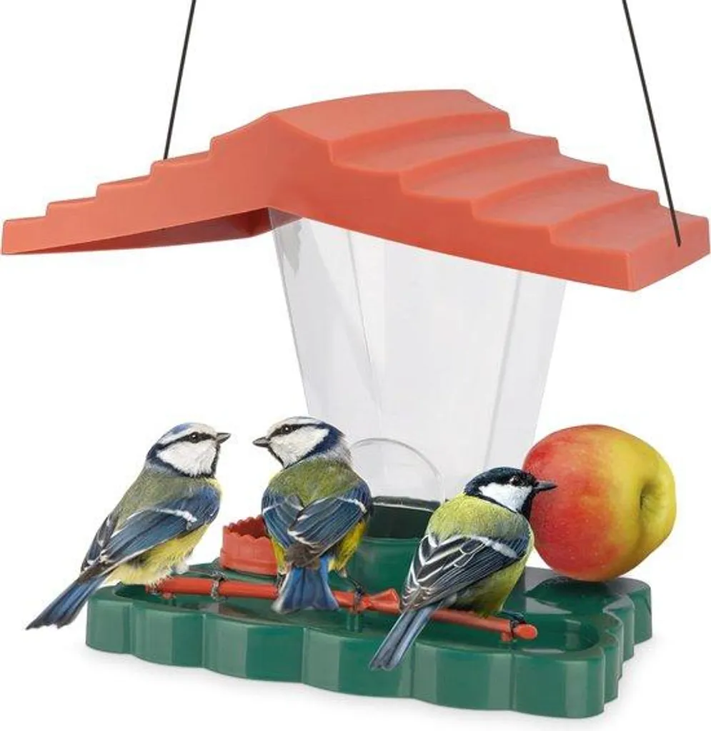 Nichoir 3 en 1 contre la faim et la soif des oiseaux, bois haute qualité