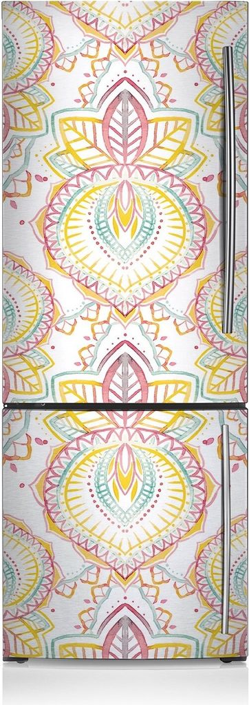 Aufkleber Kühlschrankmagnete Dekoration Kühlschrankfolie 60x180 cm - Indisches Muster