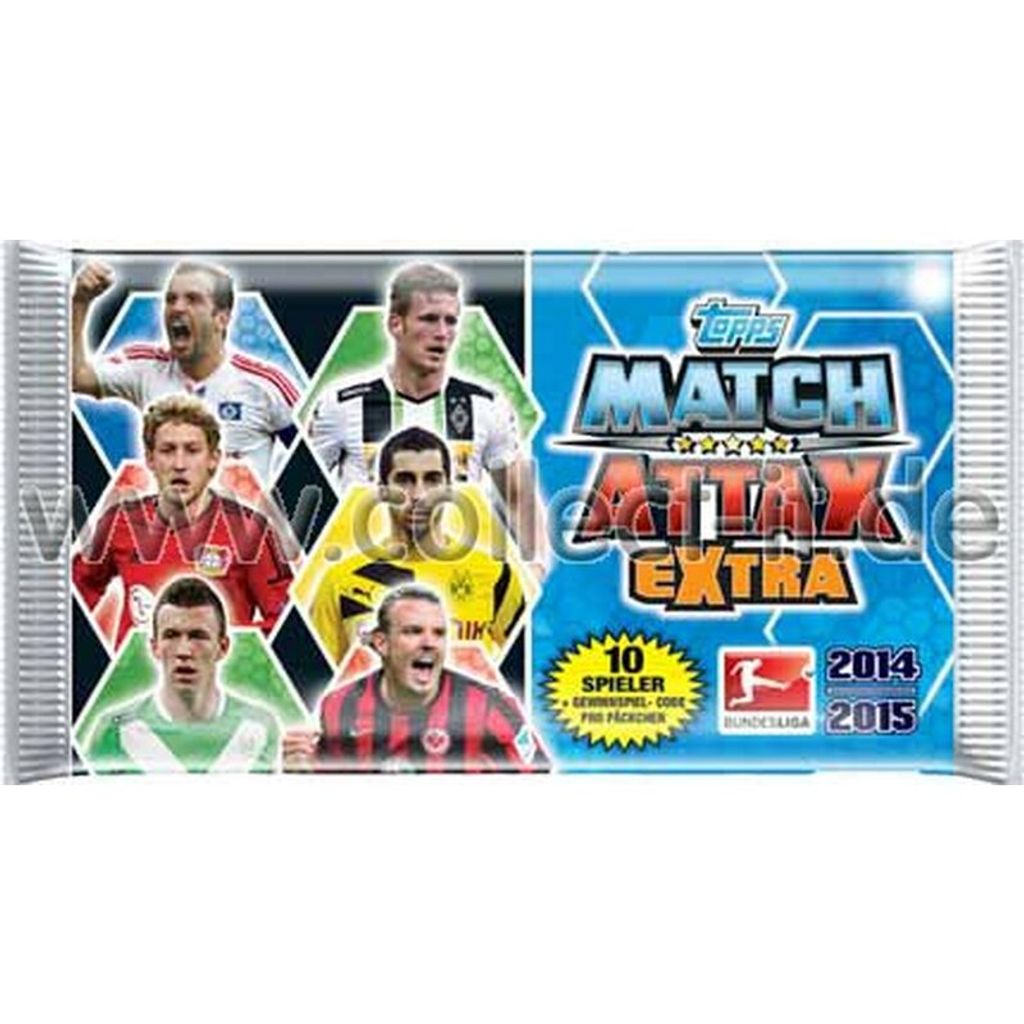 Match Attax Extra Booster 2014/2015 Display DE-Version Produktbild 
