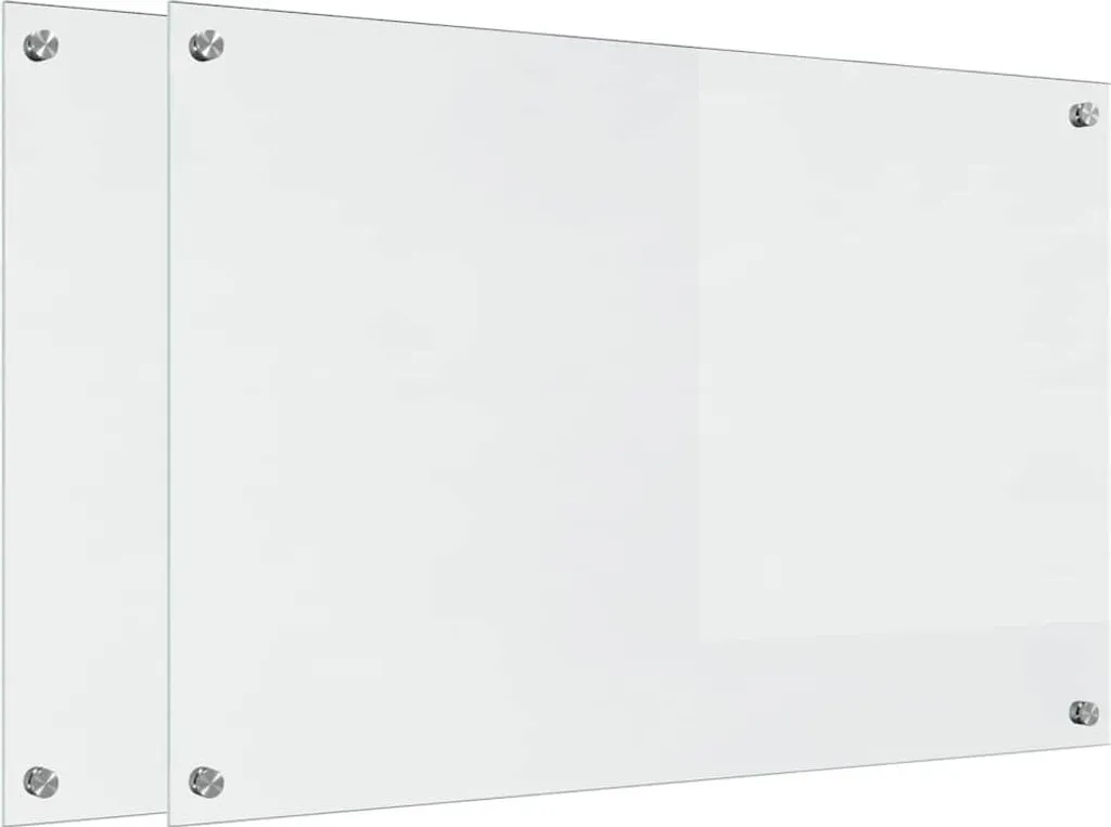 Alzatina Paraschizzi 2 Pz Vetro Temperato 90x60 - Addio Macchie