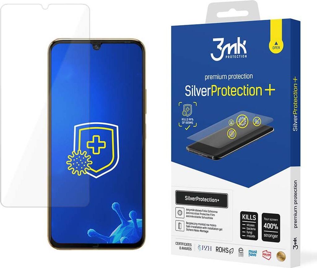 3mk Display Antimikrobielle Schutzfolie SilverProtection+ für Infinix Zero 20 0,21mm Self-Heal