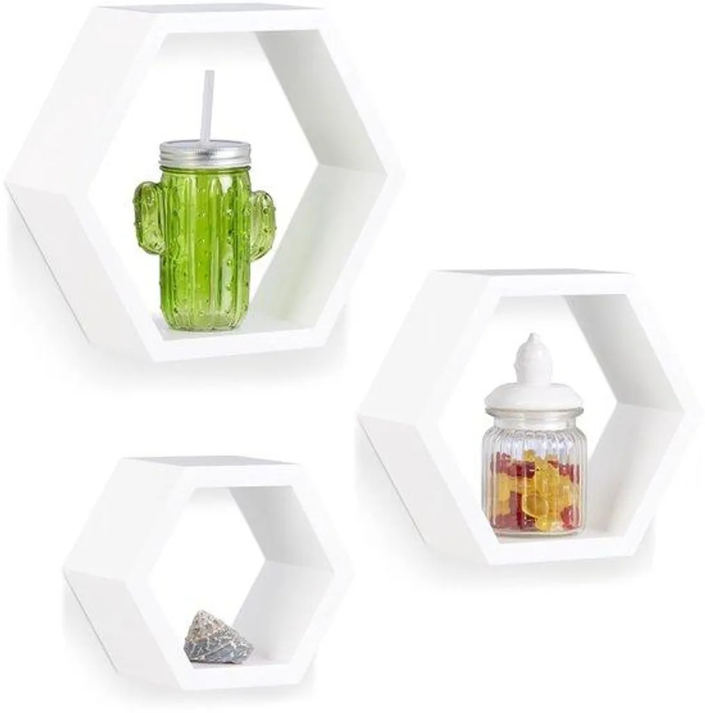 Panneaux en bois blancs, lot de 3 formats pour décoration murale épurée