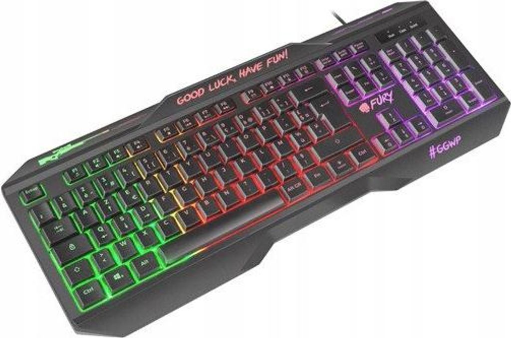 Klawiatura przewodowa Fury Hellfire 2 Francuska Gaming Zdjęcie produktu 