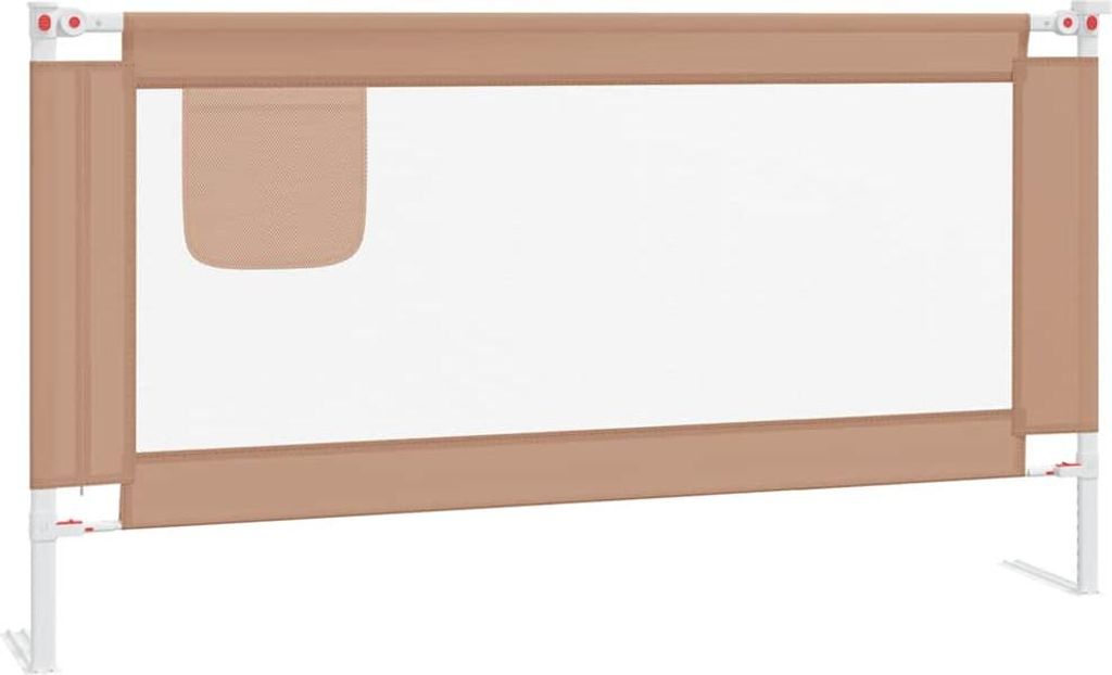 A product shot of a toddler bed rail.
