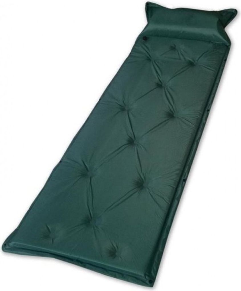 Samonafukovací karimatka Sedco 180x55x2,5 cm - zelená Immagine del prodotto 