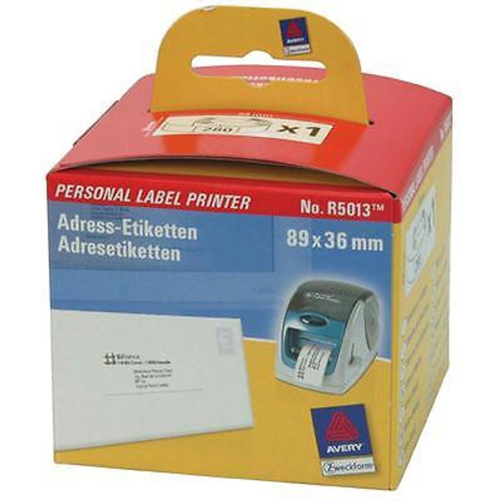 AVERY Zweckform Adress-Etiketten auf Rolle, 99,1 x 38,1 mm