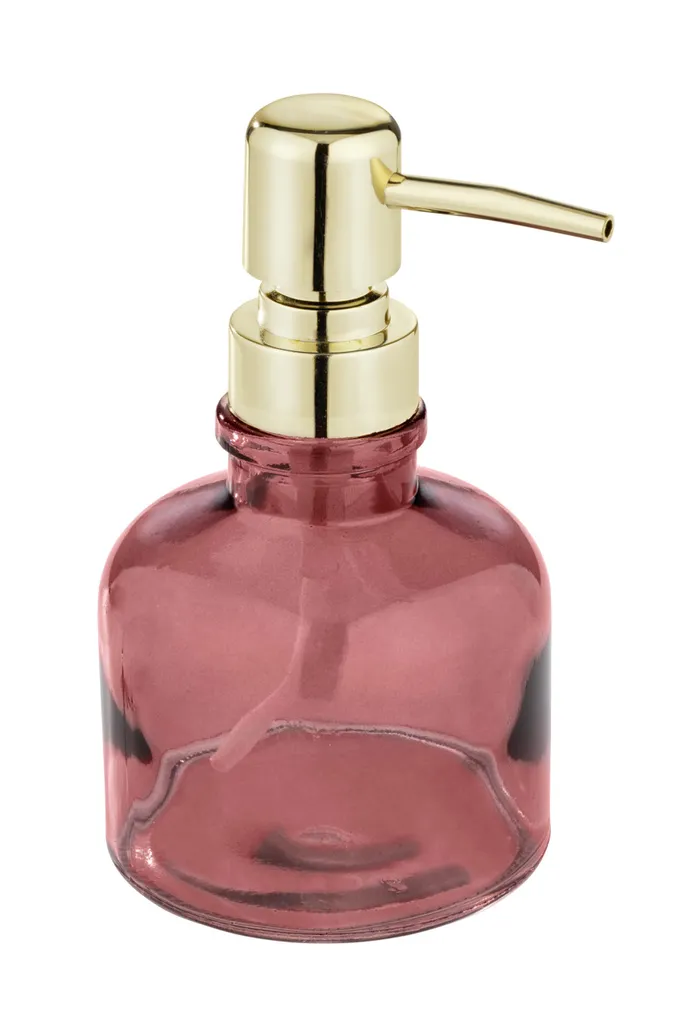 Distributore Sapone Vintage Atessa Rosa Antico | Accessorio Bagno Oro