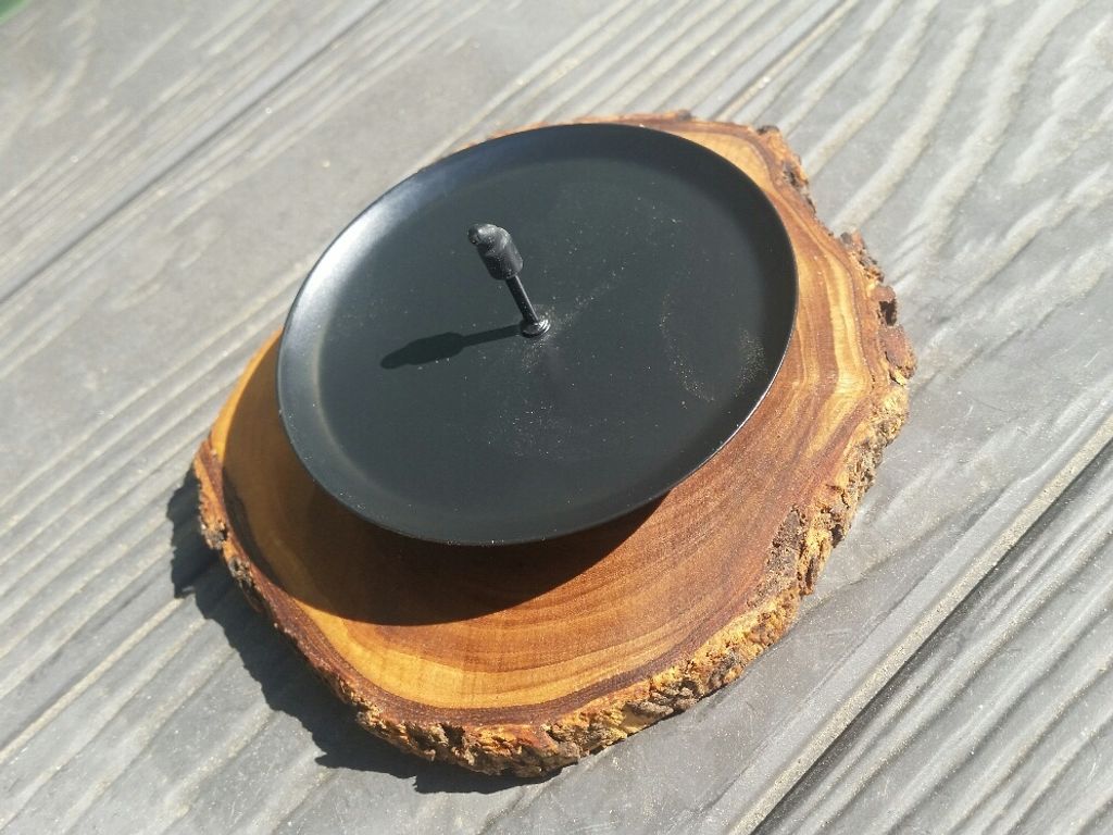 Kerzenhalter RUSTICO aus Olivenholz