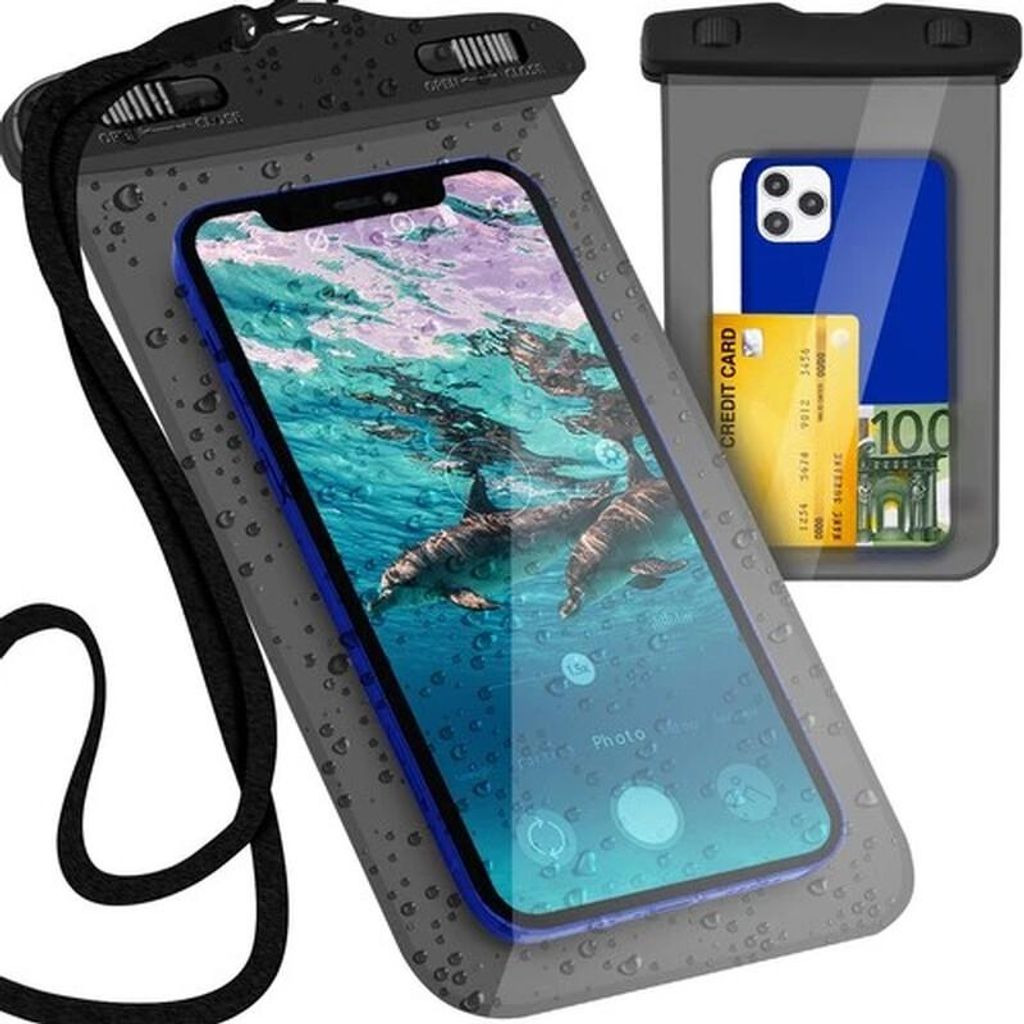 Etui wodoodporne na telefon - czarne Zdjęcie produktu 