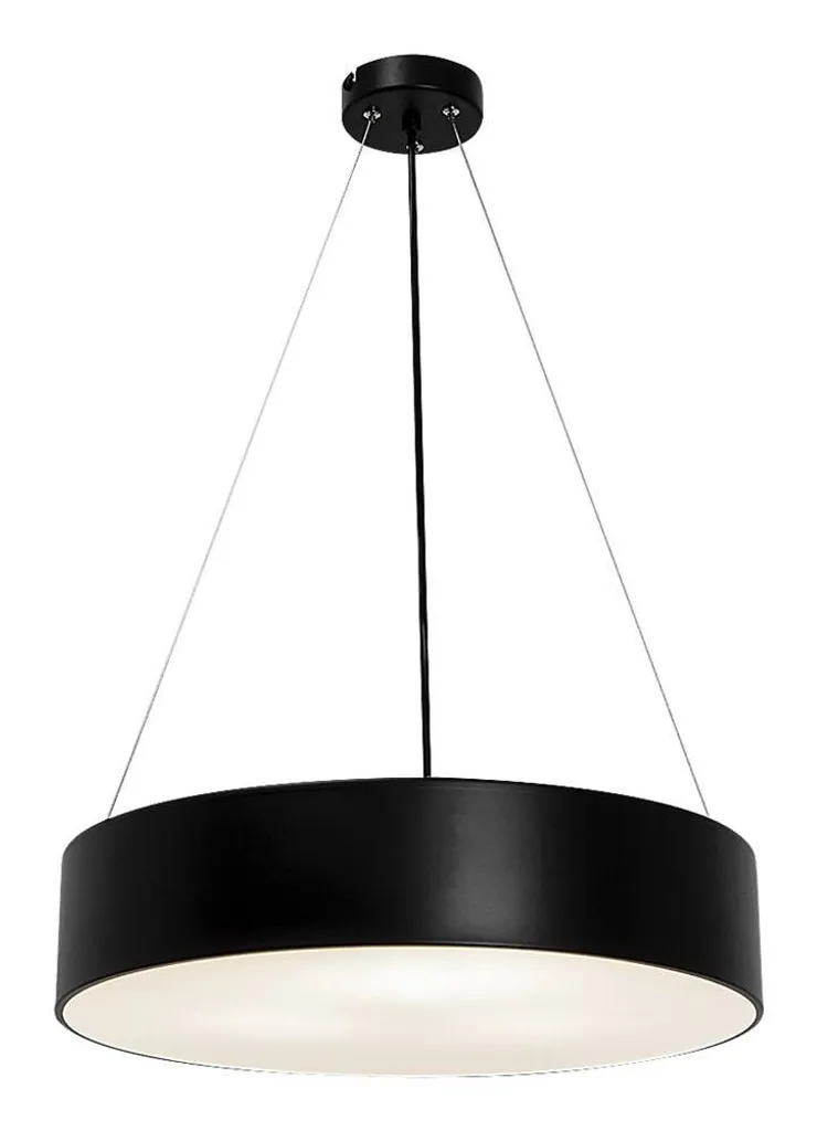 Suspension E27 3x10W Noir Mat Renata Rabalux 5082 pour Salon Moderne