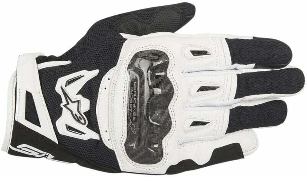 Alpinestars SMX-2 Air Carbon V2 Gloves Black/White 2XL Zdjęcie produktu 