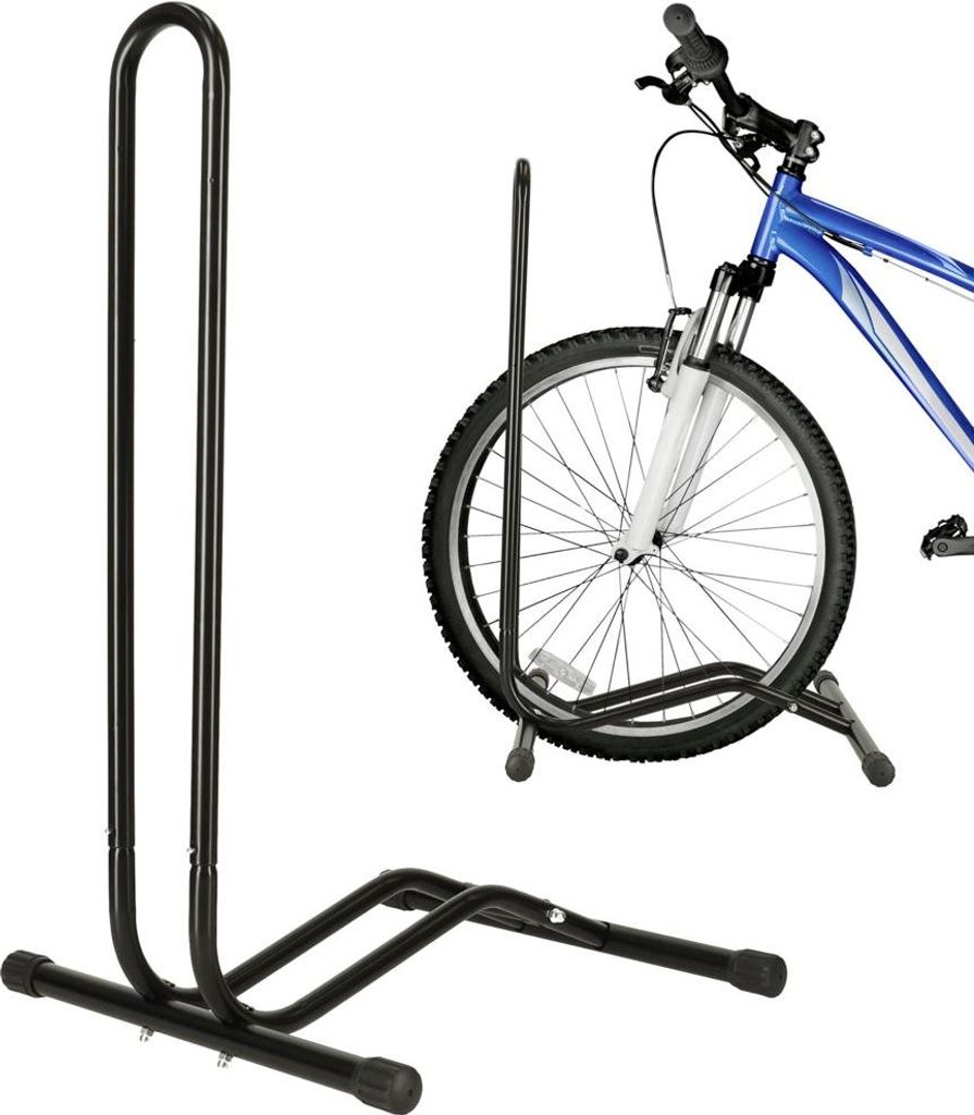 Support pour vélo simple en métal noir Image du produit 