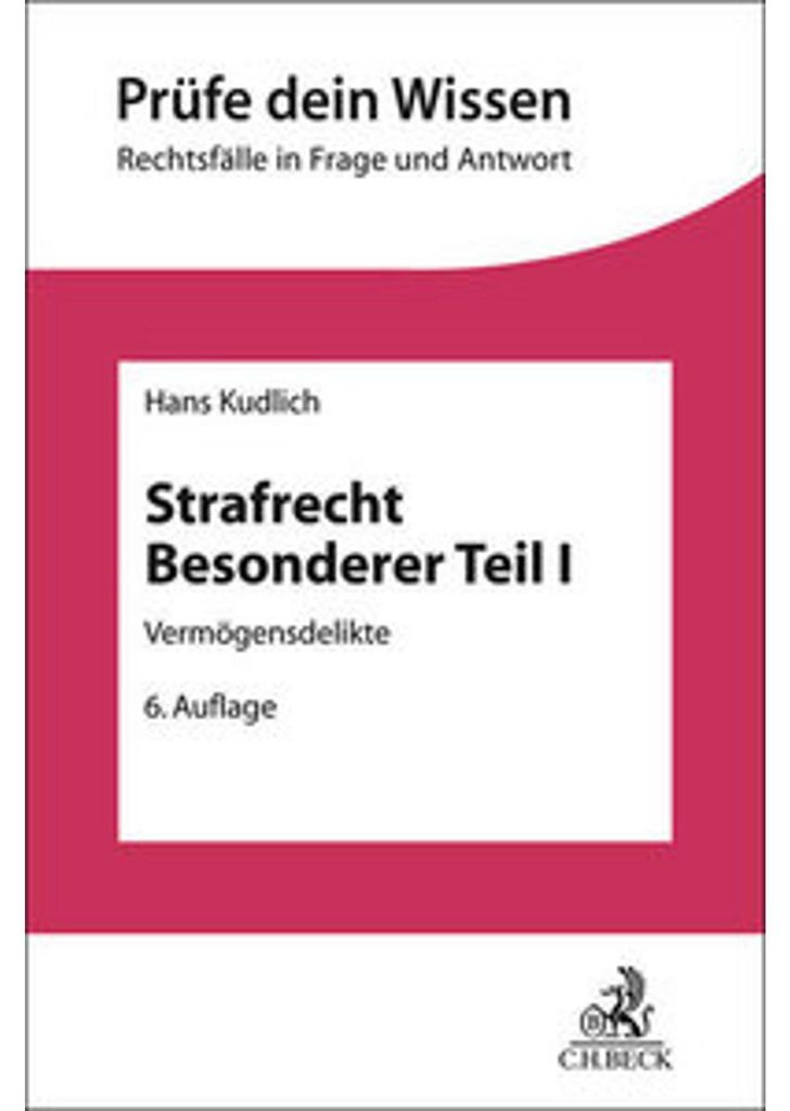 Strafrecht Besonderer Teil I