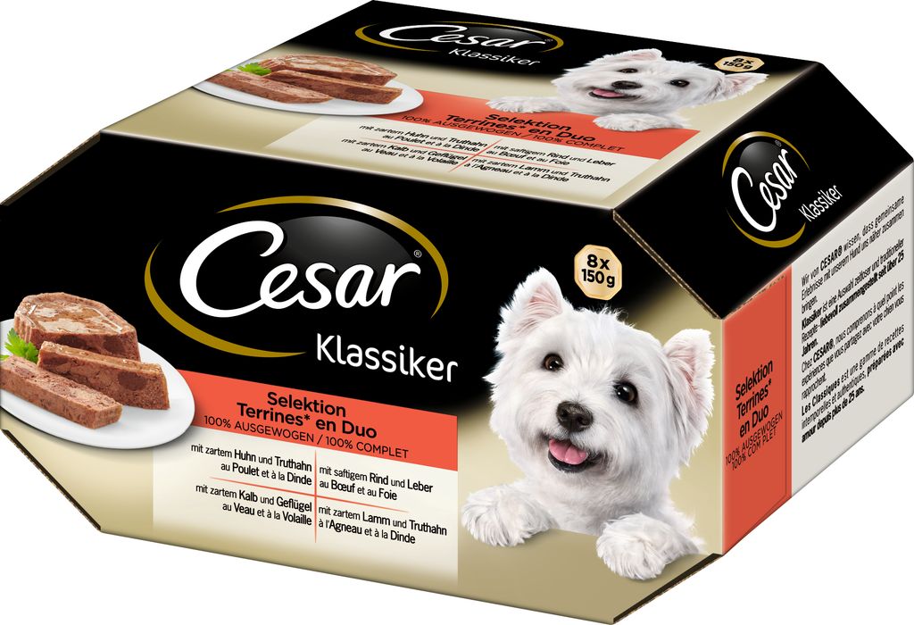 Cesar Klassiker Selektion 8x 150g Produktbild 
