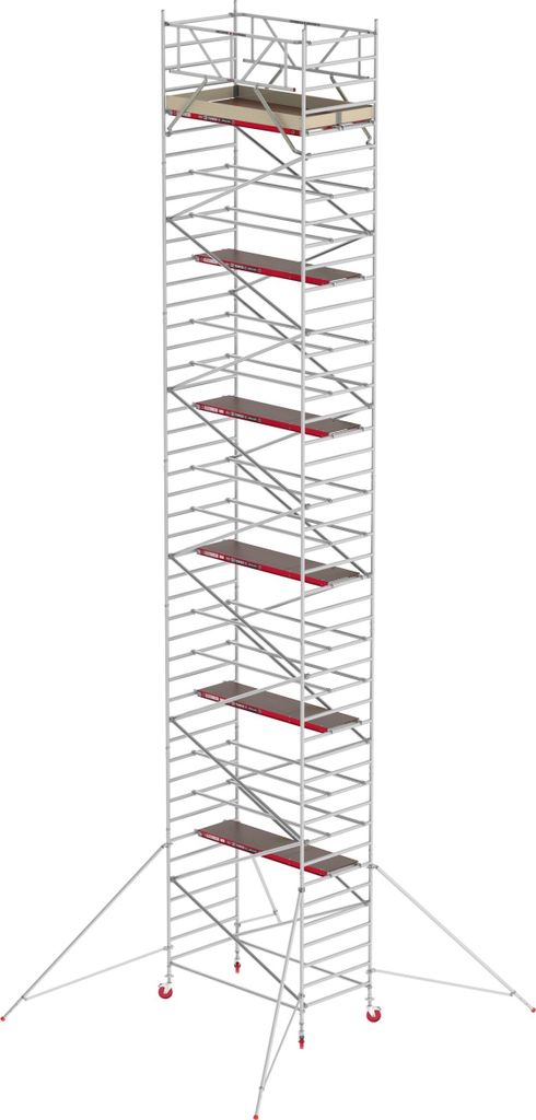 Altrex Fahrgerüst RS Tower 42 Aluminium mit Holz-Plattform 12,20m AH 1,35x1,85m